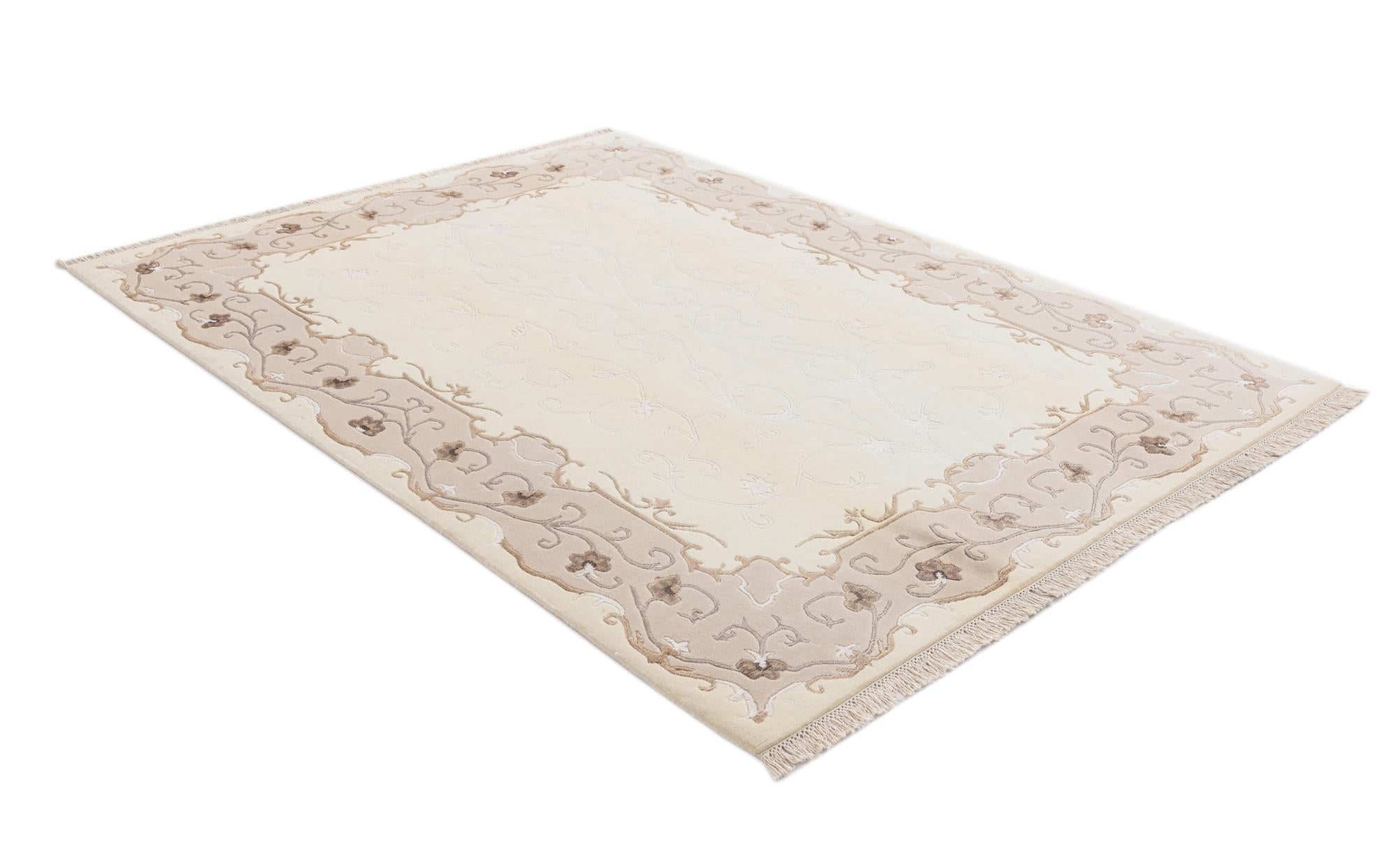 5' 9 x 7' 10 Hand Knotted Darya Wool Rug