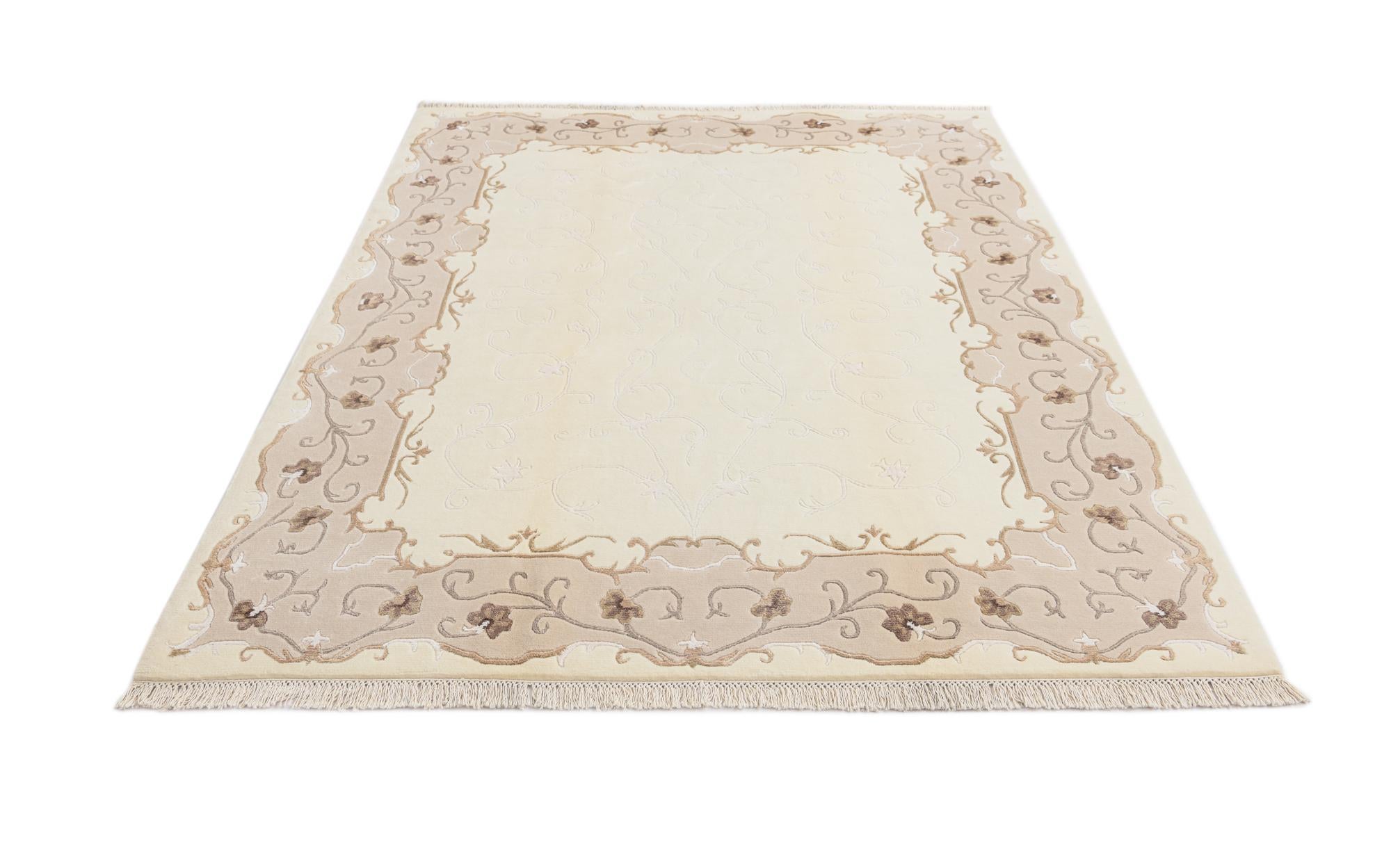 5' 9 x 7' 10 Hand Knotted Darya Wool Rug