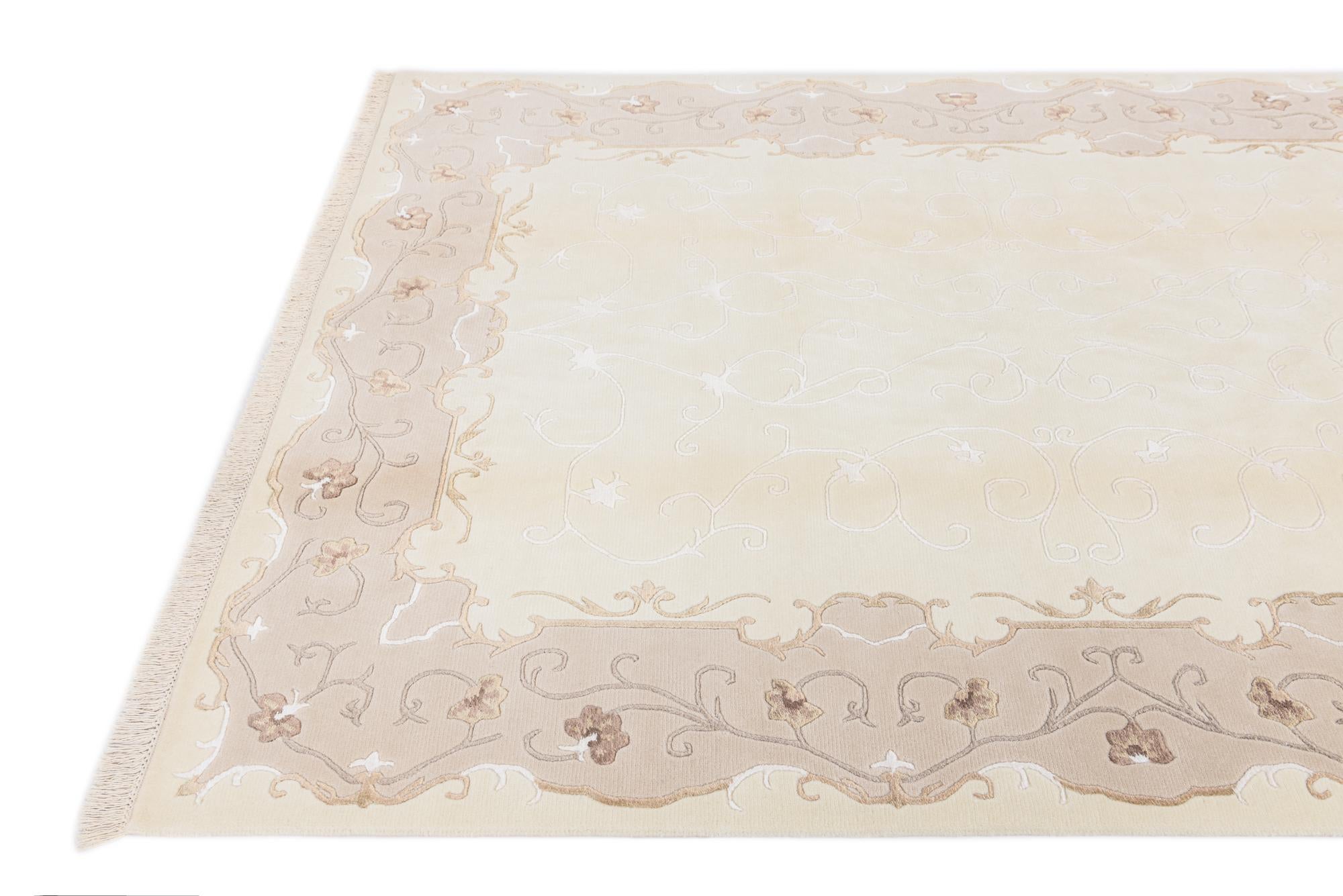 5' 9 x 7' 10 Hand Knotted Darya Wool Rug