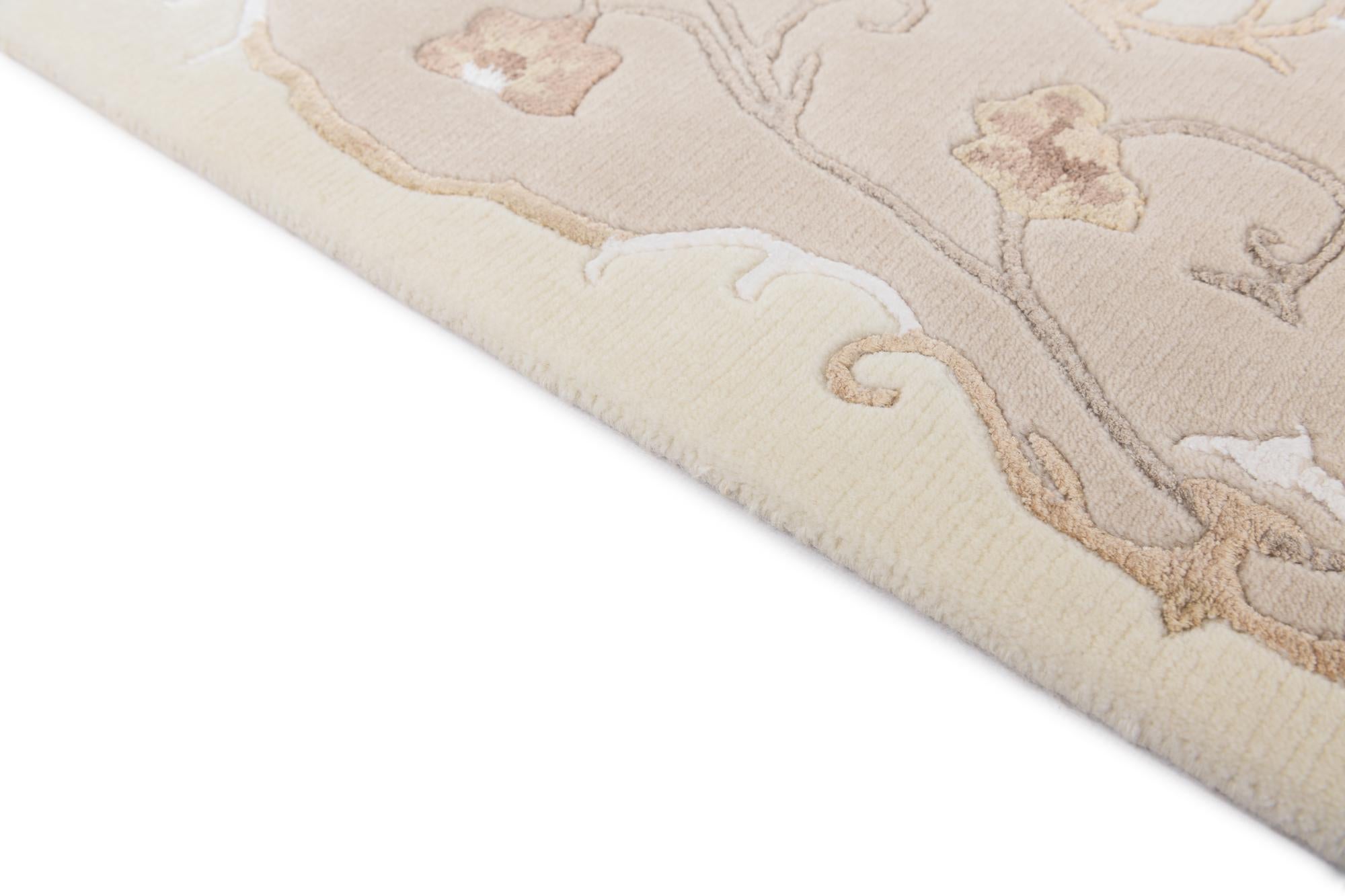 5' 9 x 7' 10 Hand Knotted Darya Wool Rug