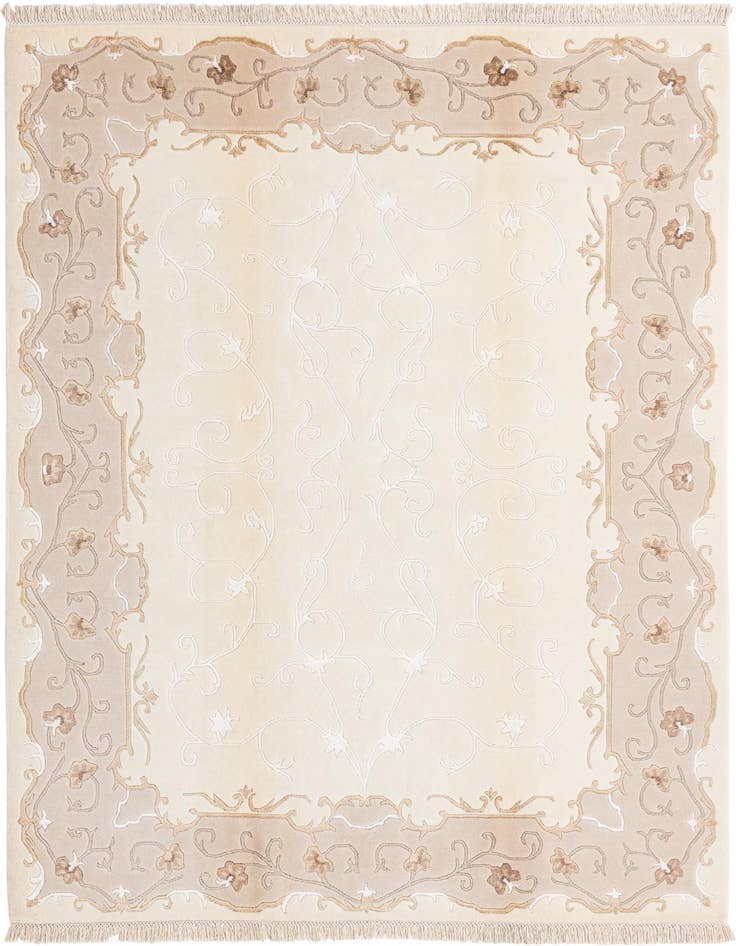 Detail image of 5' 9 x 7' 10 Hand Knotted Darya Wool Rug