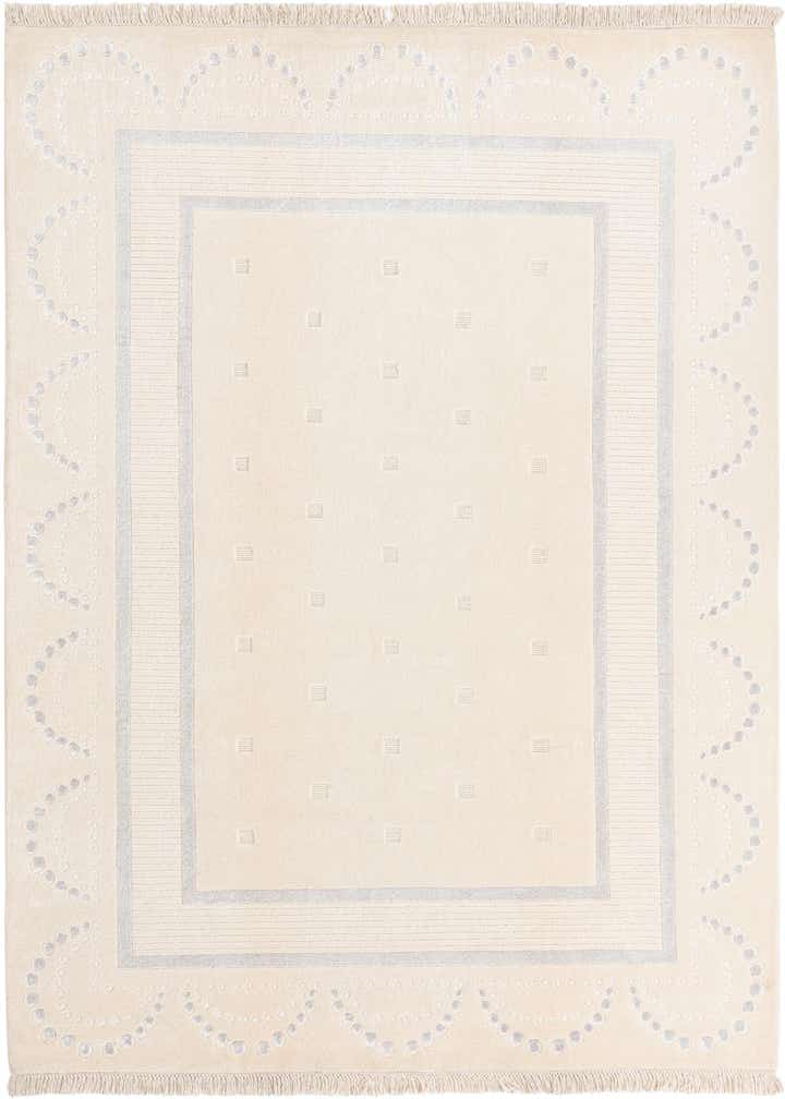 5' 8 x 7' 10 Hand Knotted Darya Wool Rug