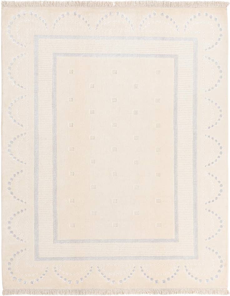 Detail image of 5' 8 x 7' 10 Hand Knotted Darya Wool Rug