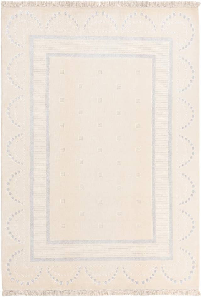 Detail image of 5' 8 x 7' 10 Hand Knotted Darya Wool Rug