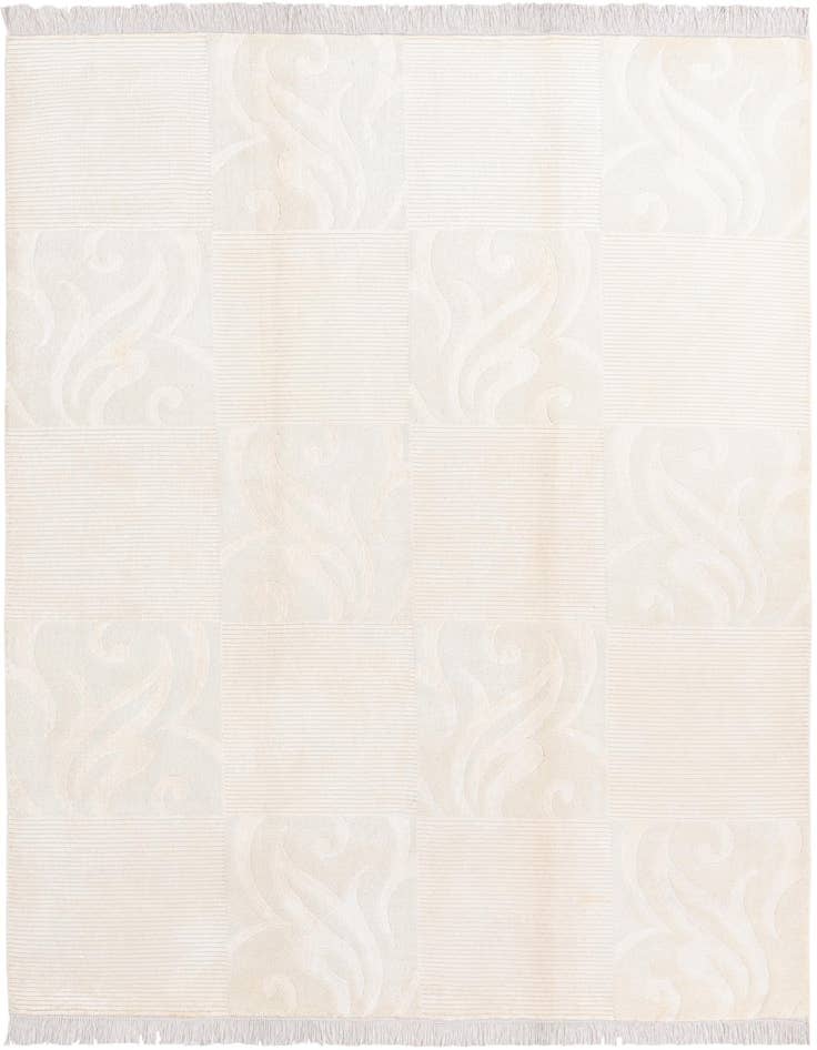 Detail image of 5' 9 x 8' Hand Knotted Darya Wool Rug