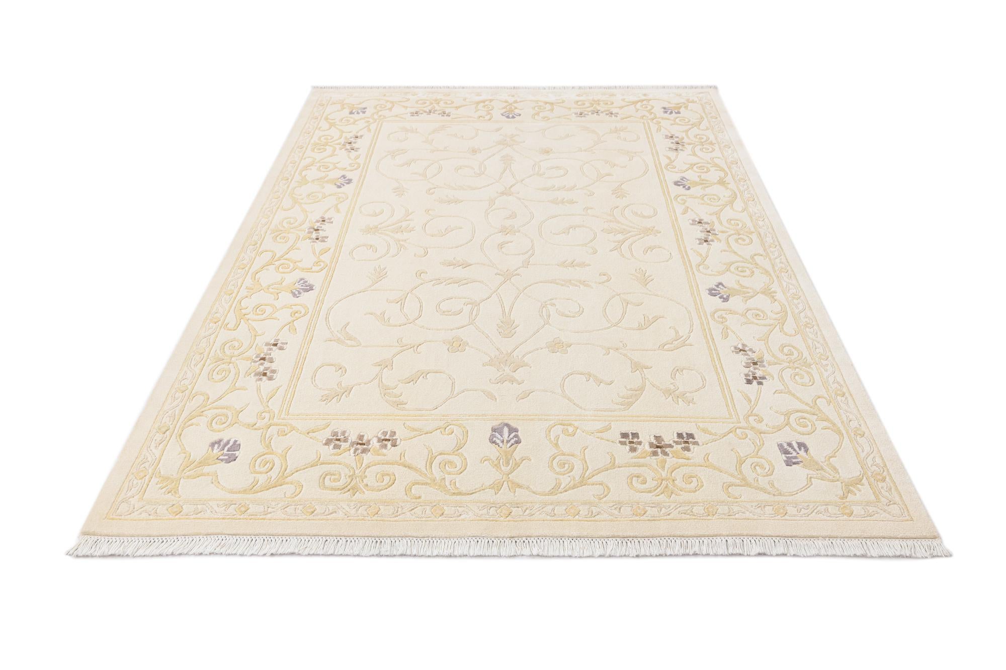 5' 7 x 7' 11 Hand Knotted Darya Wool Rug
