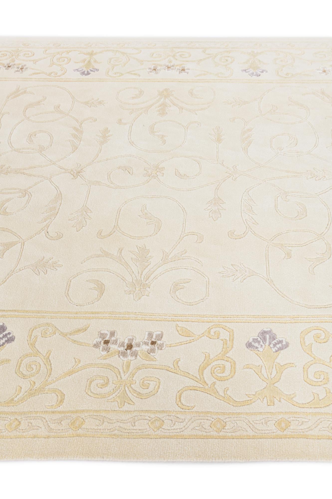 5' 7 x 7' 11 Hand Knotted Darya Wool Rug