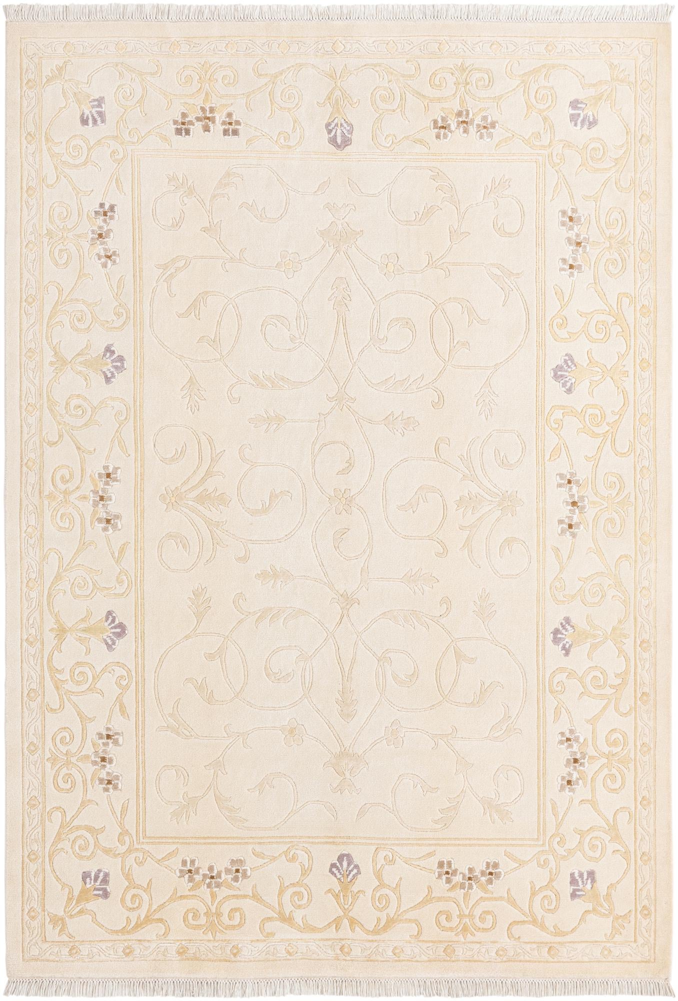 5' 7 x 7' 11 Hand Knotted Darya Wool Rug