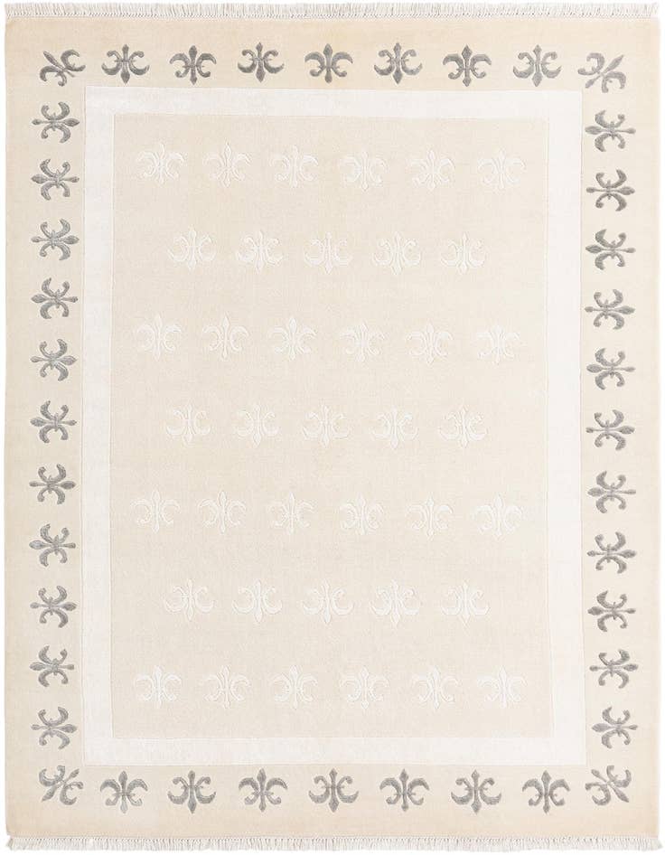 Detail image of 5' 5 x 8' Hand Knotted Darya Wool Rug