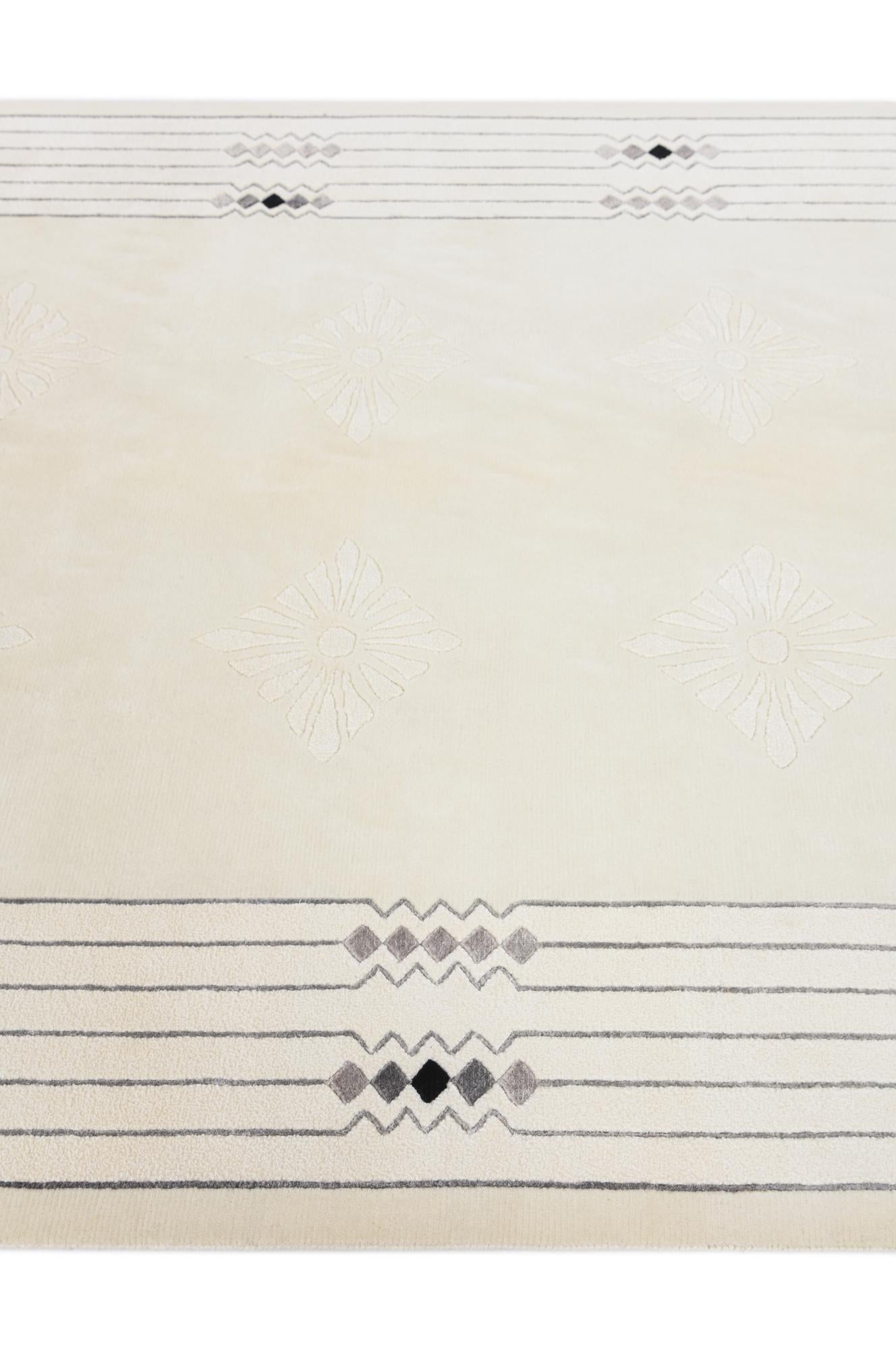 5' 7 x 7' 10 Hand Knotted Darya Wool Rug