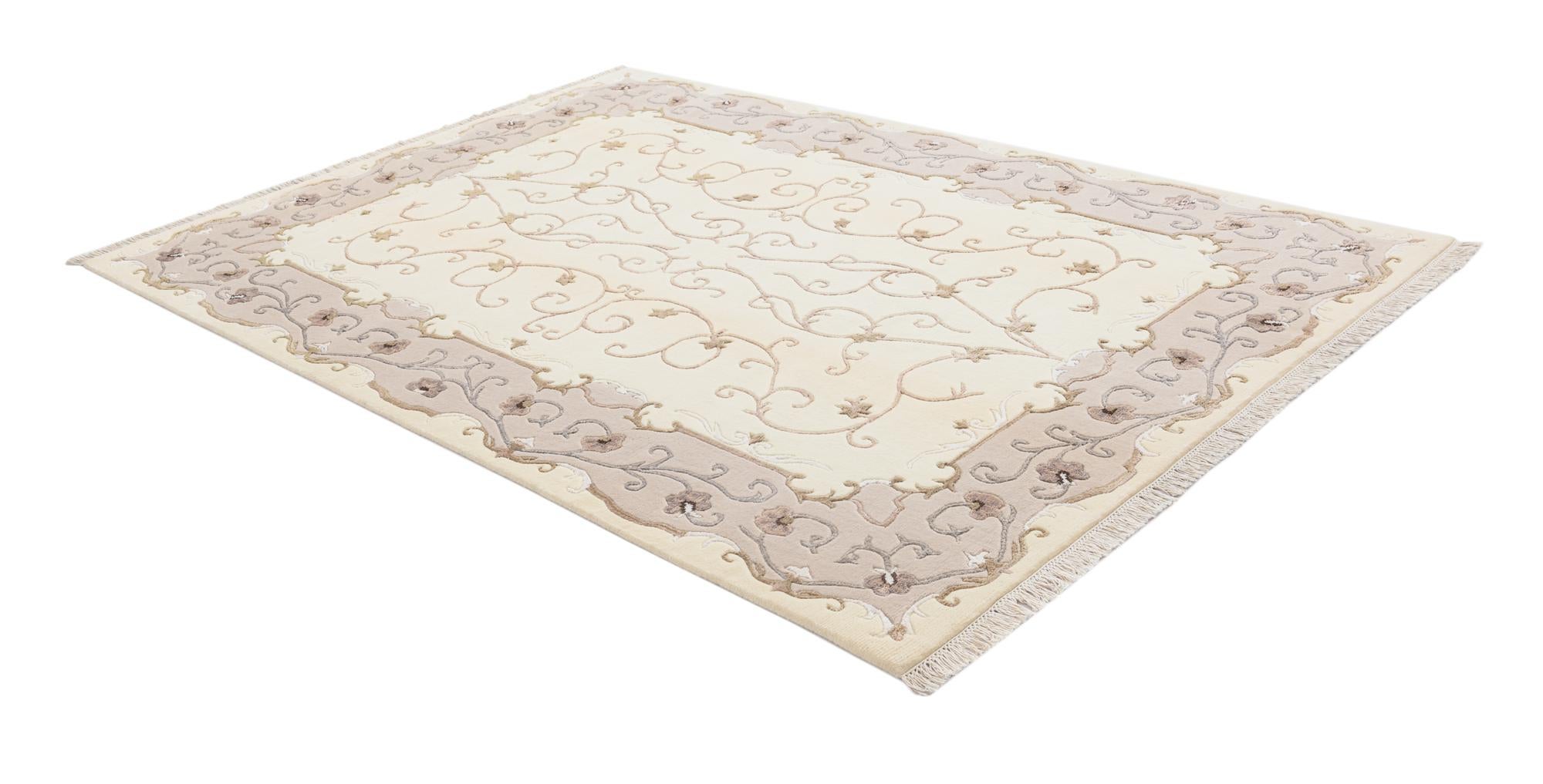 5' 7 x 8' Hand Knotted Darya Wool Rug