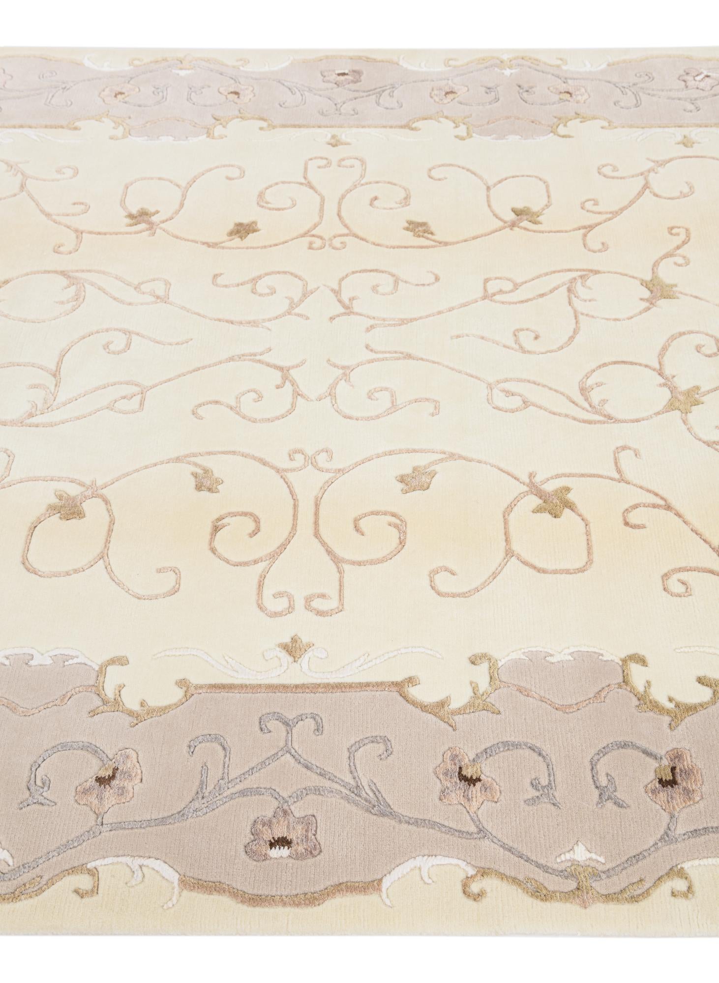 5' 7 x 8' Hand Knotted Darya Wool Rug