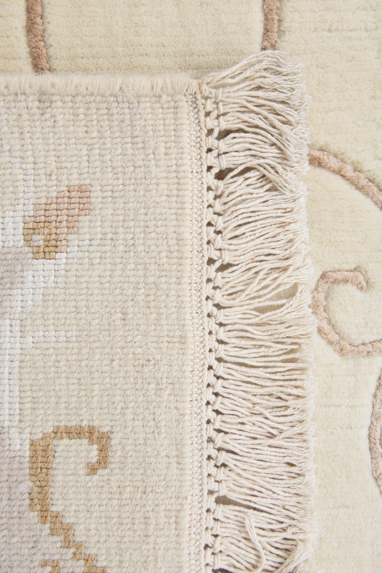 5' 7 x 8' Hand Knotted Darya Wool Rug