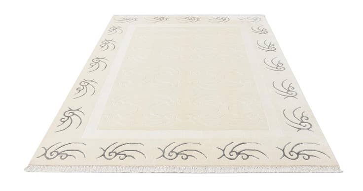 Detail image of 5' 7 x 7' 11 Hand Knotted Darya Wool Rug