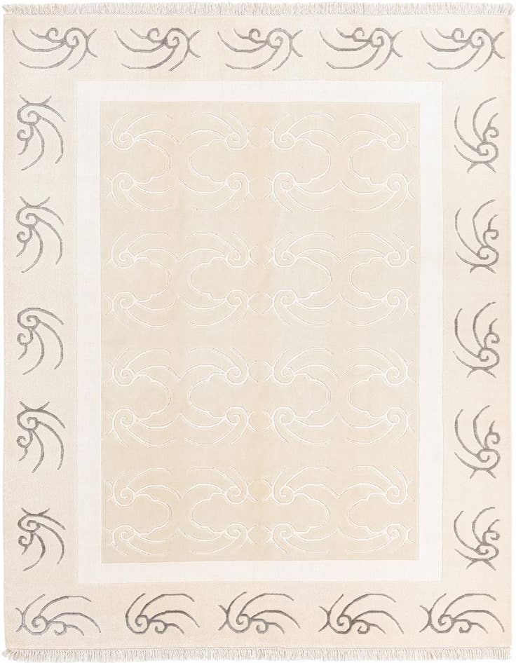 Detail image of 5' 7 x 7' 11 Hand Knotted Darya Wool Rug
