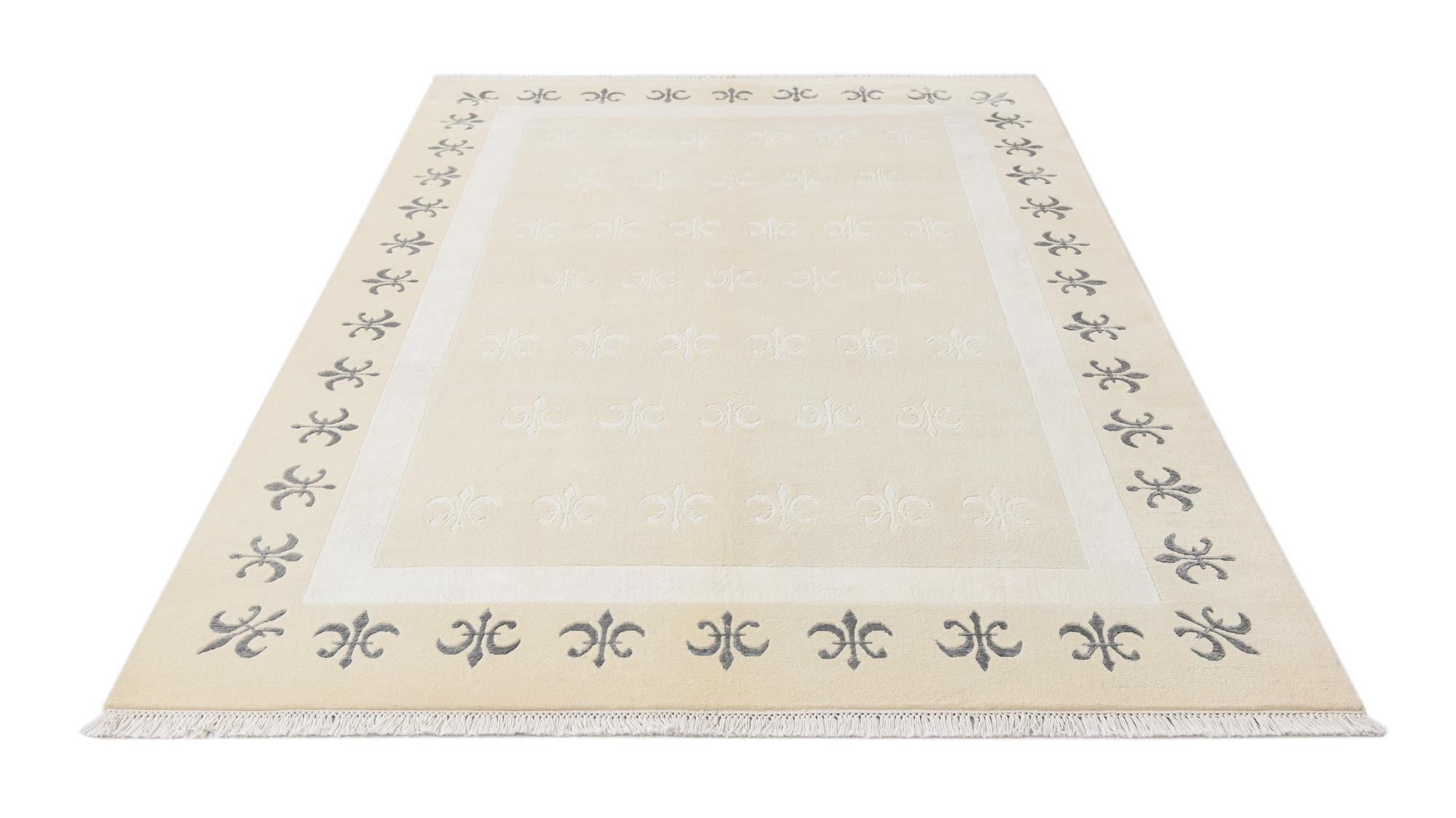 5' 7 x 7' 10 Hand Knotted Darya Wool Rug
