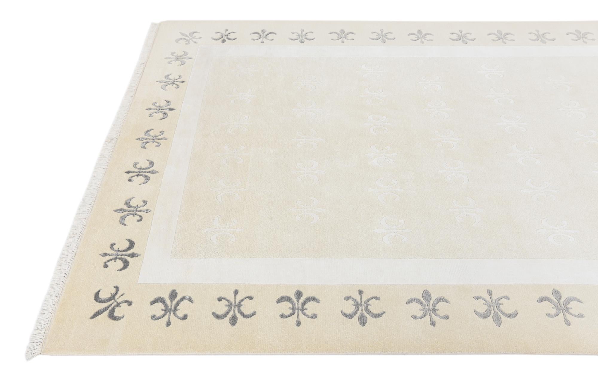 5' 7 x 7' 10 Hand Knotted Darya Wool Rug