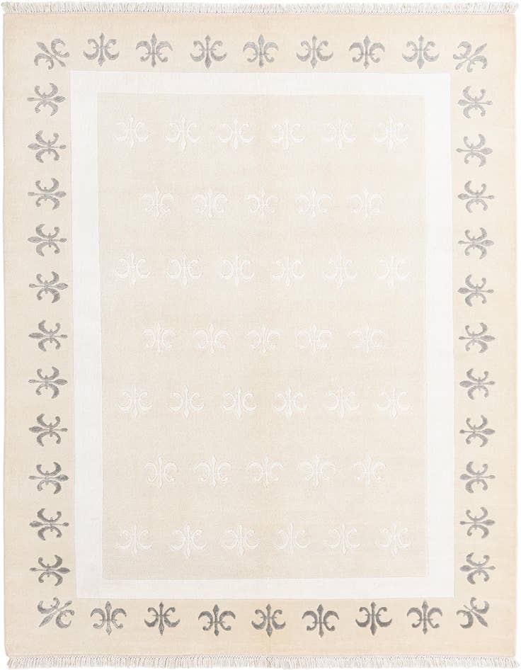 Detail image of 5' 7 x 7' 10 Hand Knotted Darya Wool Rug