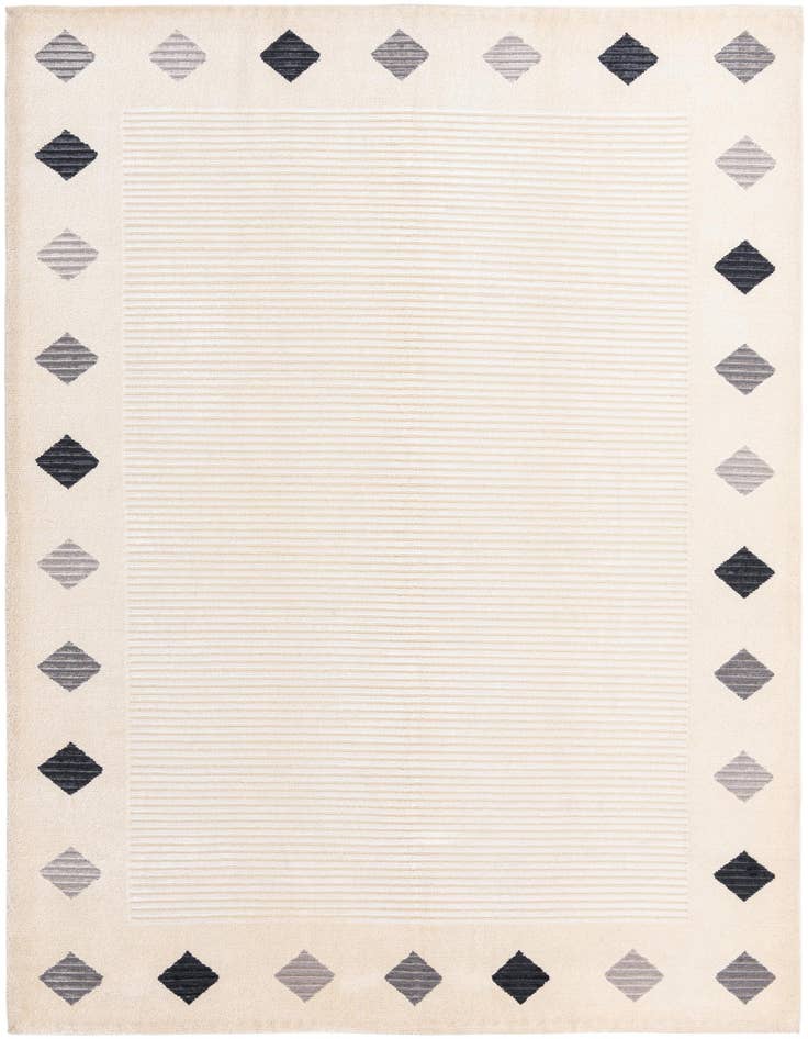 Detail image of 5' 7 x 8' Hand Knotted Darya Wool Rug