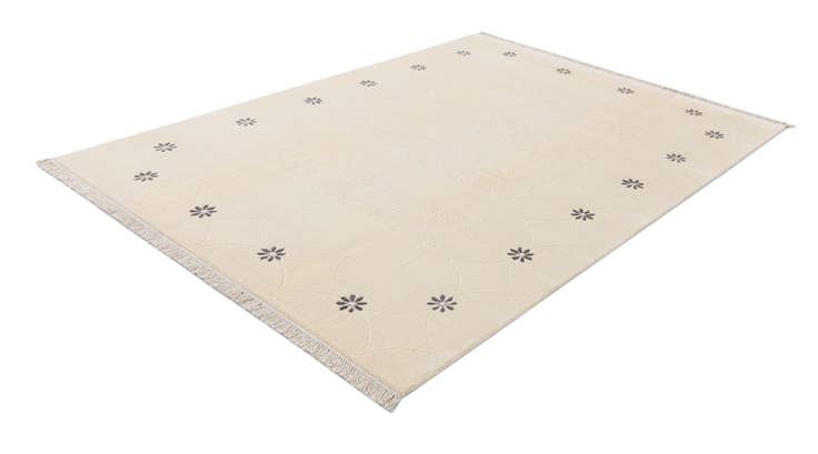 Detail image of 5' 8 x 8' 2 Hand Knotted Darya Wool Rug