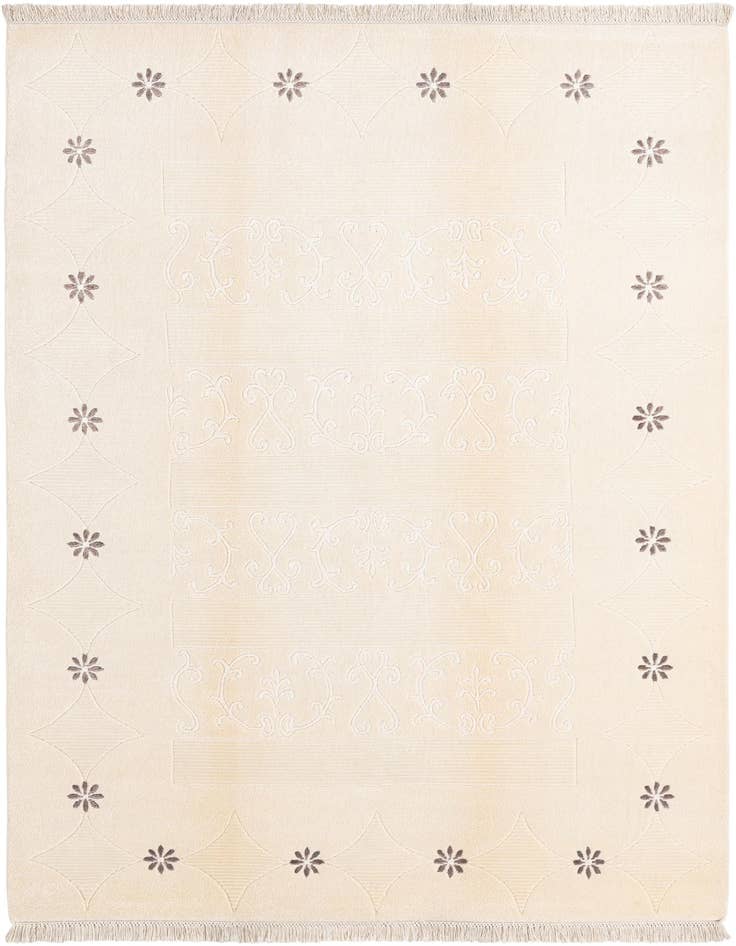 Detail image of 5' 8 x 8' 2 Hand Knotted Darya Wool Rug