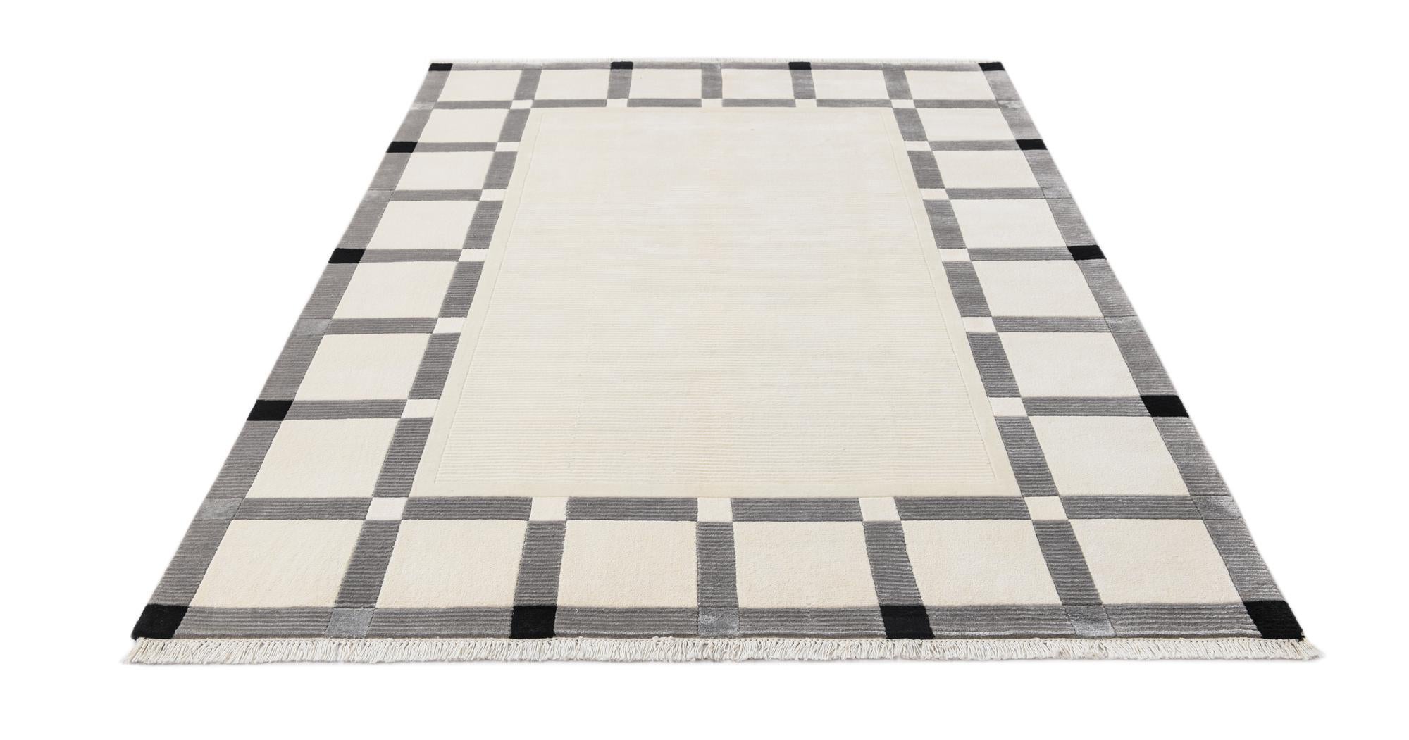 5' 7 x 7' 11 Hand Knotted Darya Wool Rug