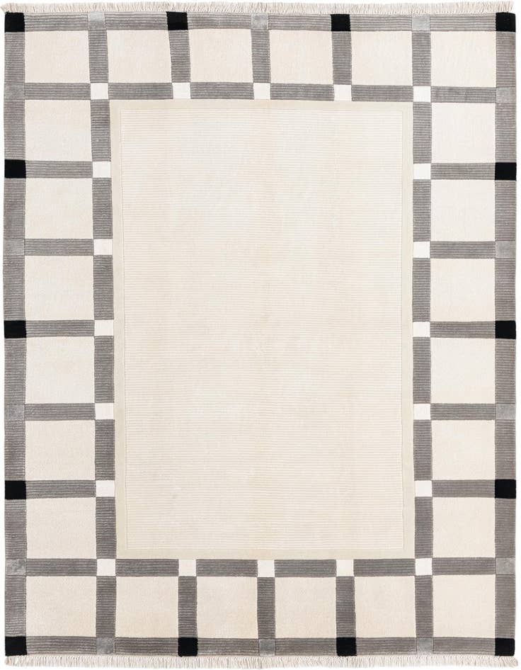 Detail image of 5' 7 x 7' 11 Hand Knotted Darya Wool Rug