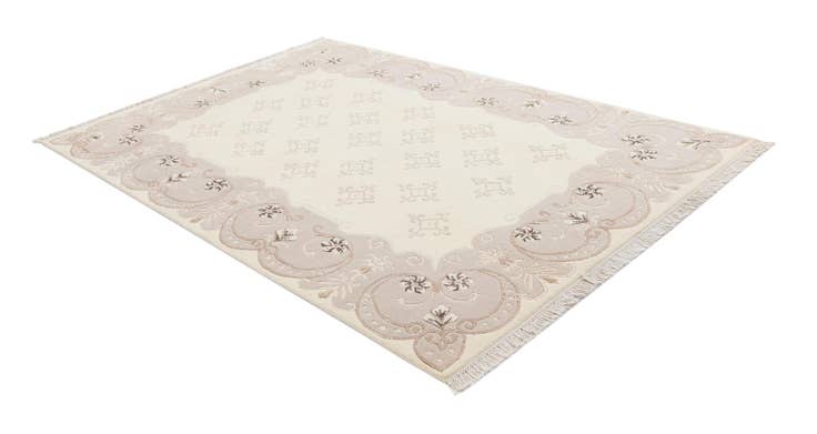 Detail image of 5' 7 x 8' 2 Hand Knotted Darya Wool Rug