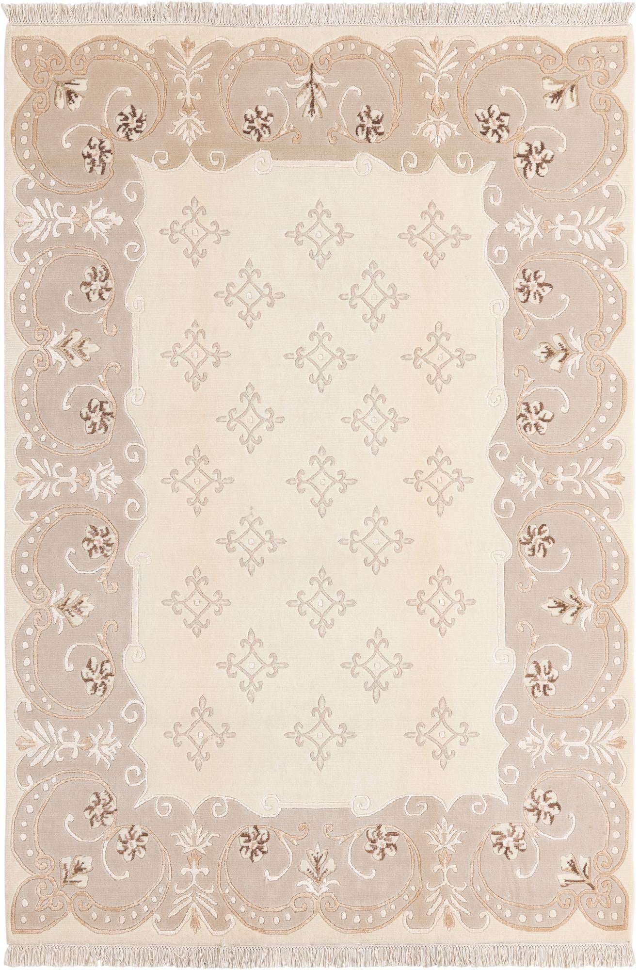 5' 7 x 8' 2 Hand Knotted Darya Wool Rug