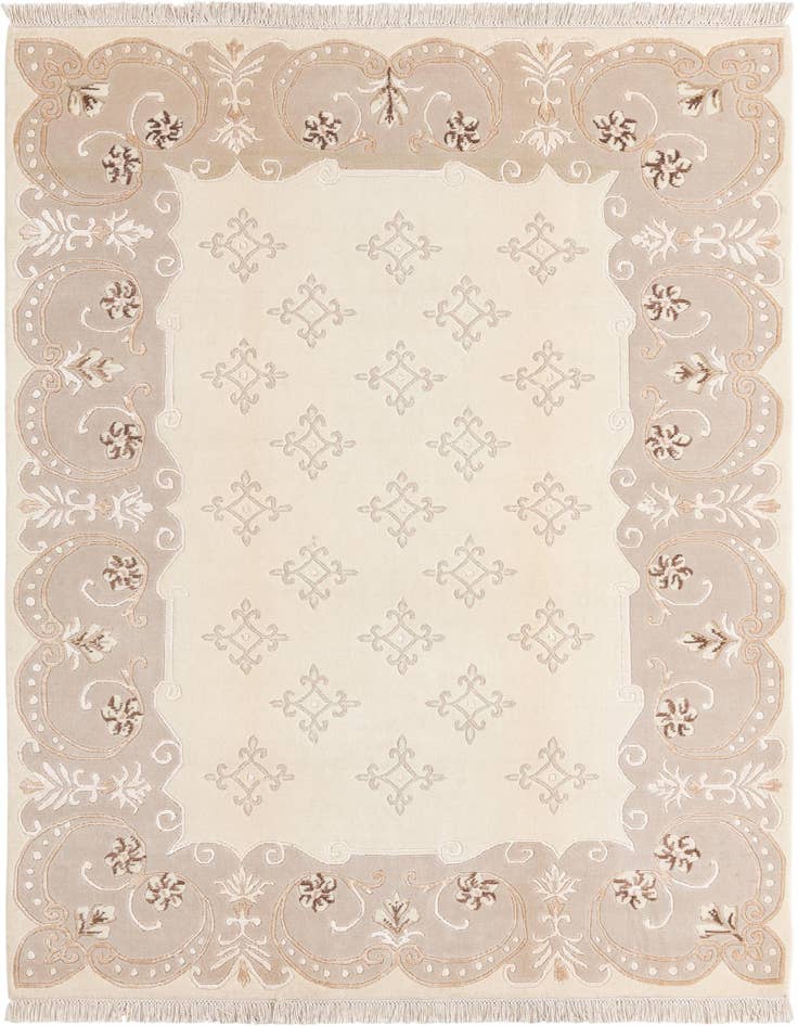 Detail image of 5' 7 x 8' 2 Hand Knotted Darya Wool Rug