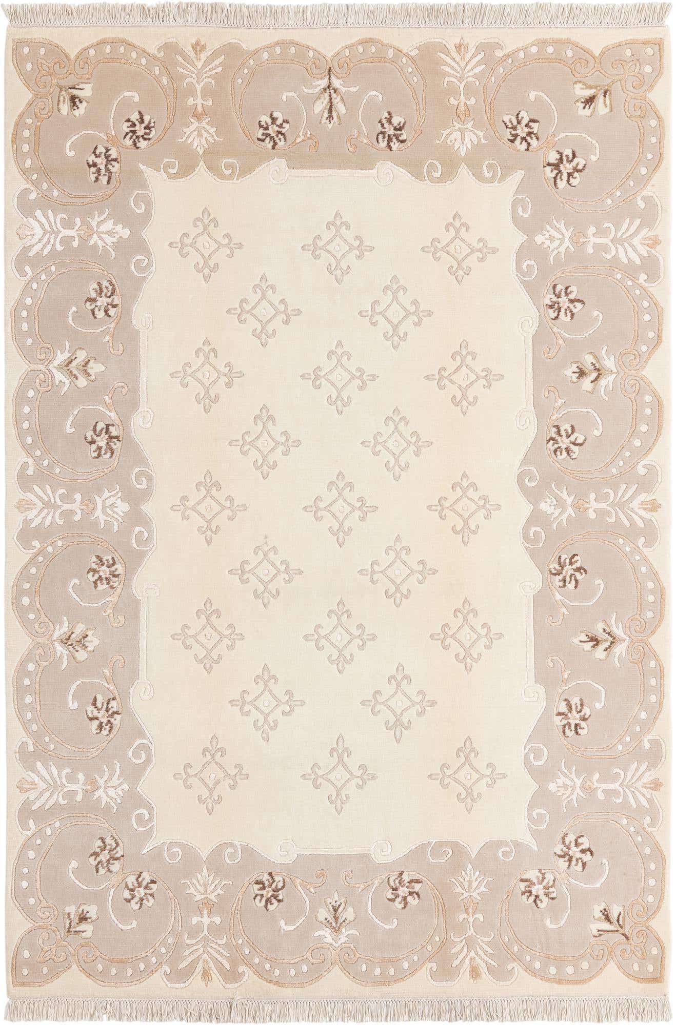 5' 7 x 8' 2 Hand Knotted Darya Wool Rug