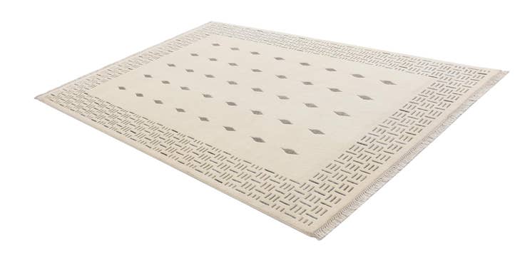 Detail image of 5' 6 x 8' Hand Knotted Darya Wool Rug