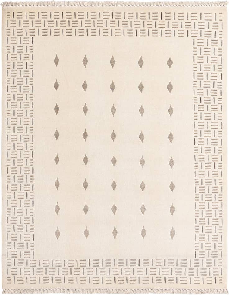 Detail image of 5' 6 x 8' Hand Knotted Darya Wool Rug