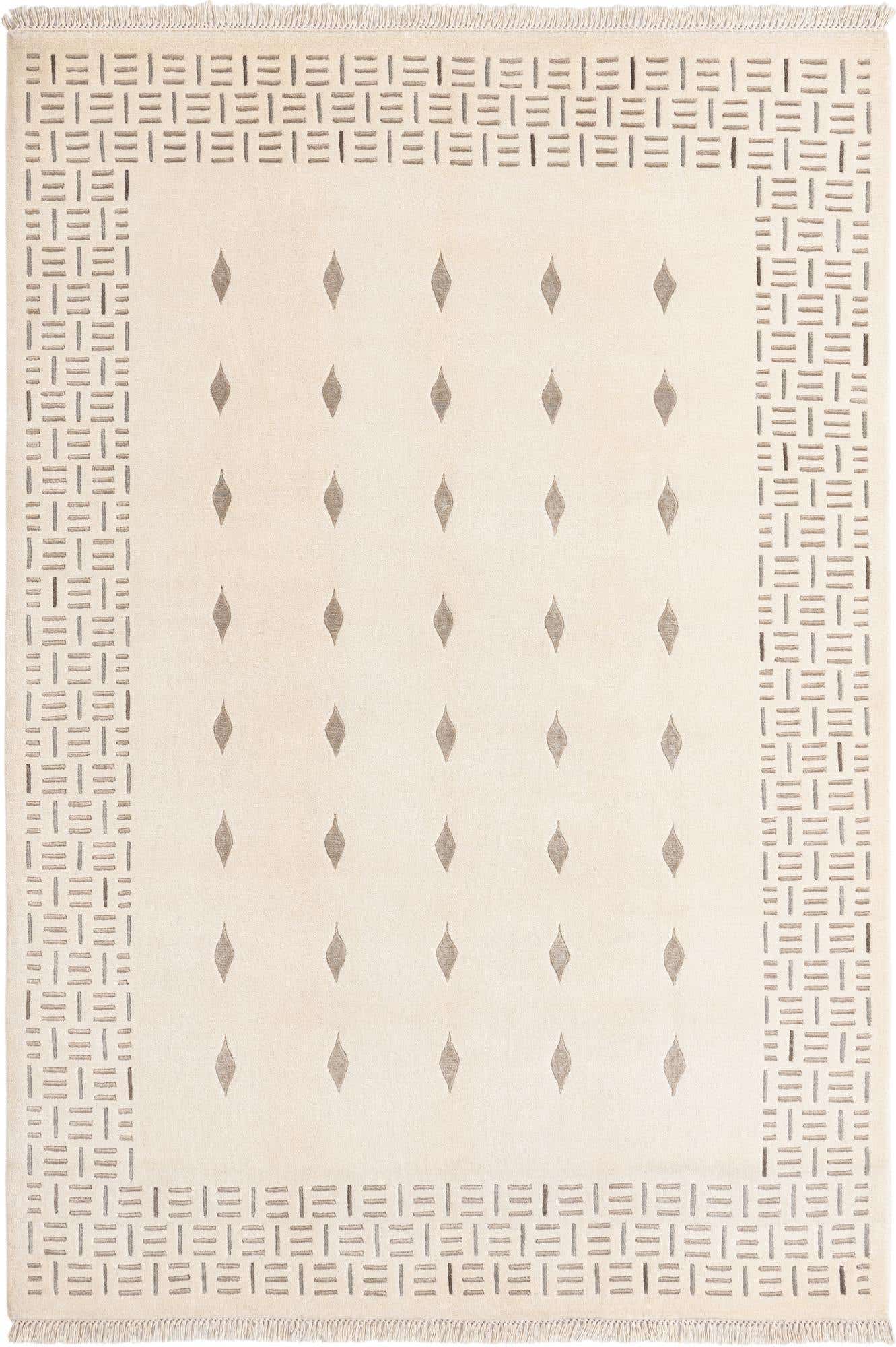 5' 6 x 8' Hand Knotted Darya Wool Rug