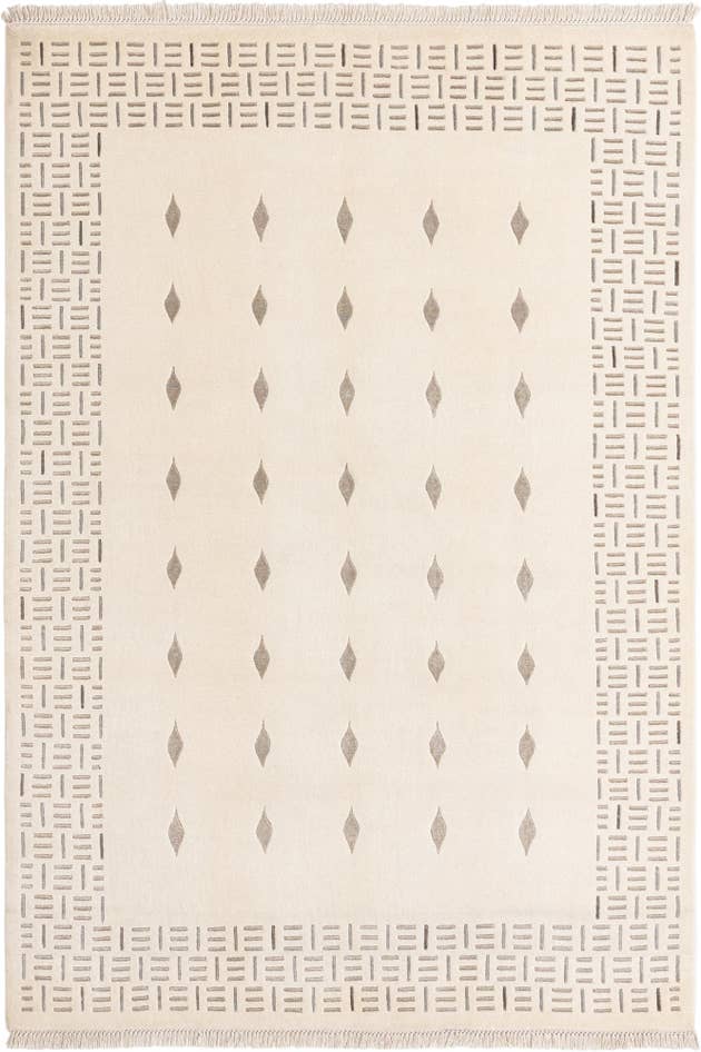 Detail image of 5' 6 x 8' Hand Knotted Darya Wool Rug
