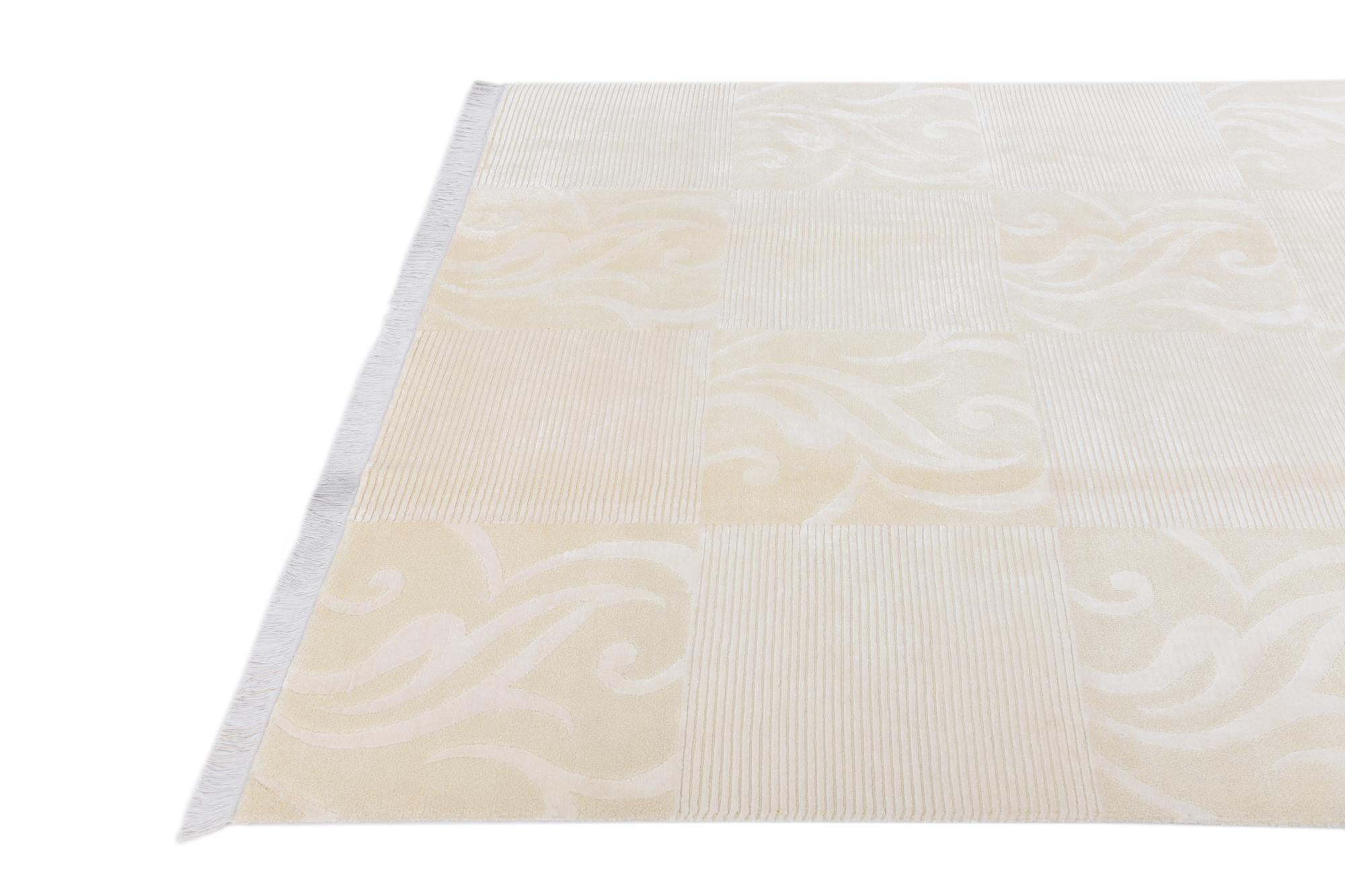 5' 10 x 8' Hand Knotted Darya Wool Rug