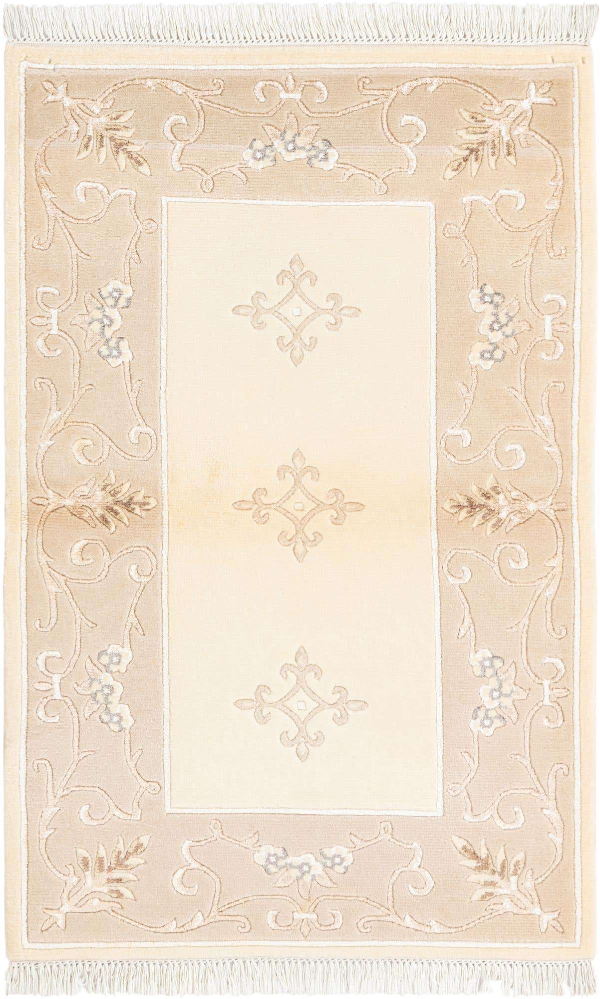 2' 11 x 4' 7 Hand Knotted Darya Wool Rug