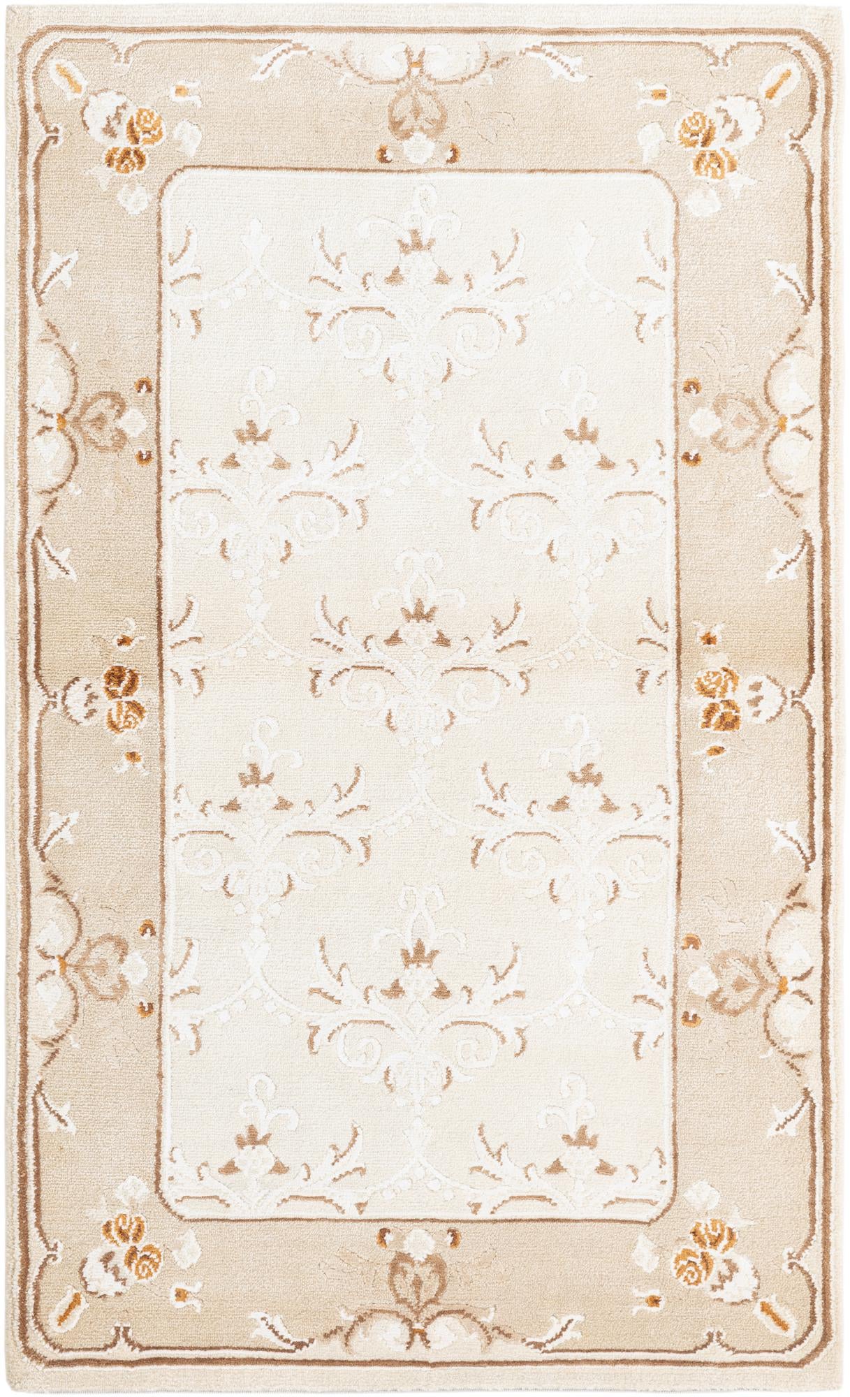 3' x 4' 11 Hand Knotted Darya Wool Rug