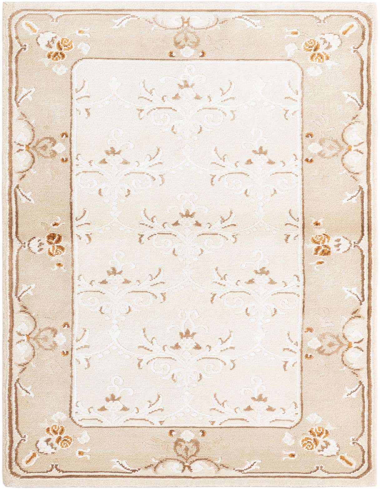 3' x 4' 11 Hand Knotted Darya Wool Rug