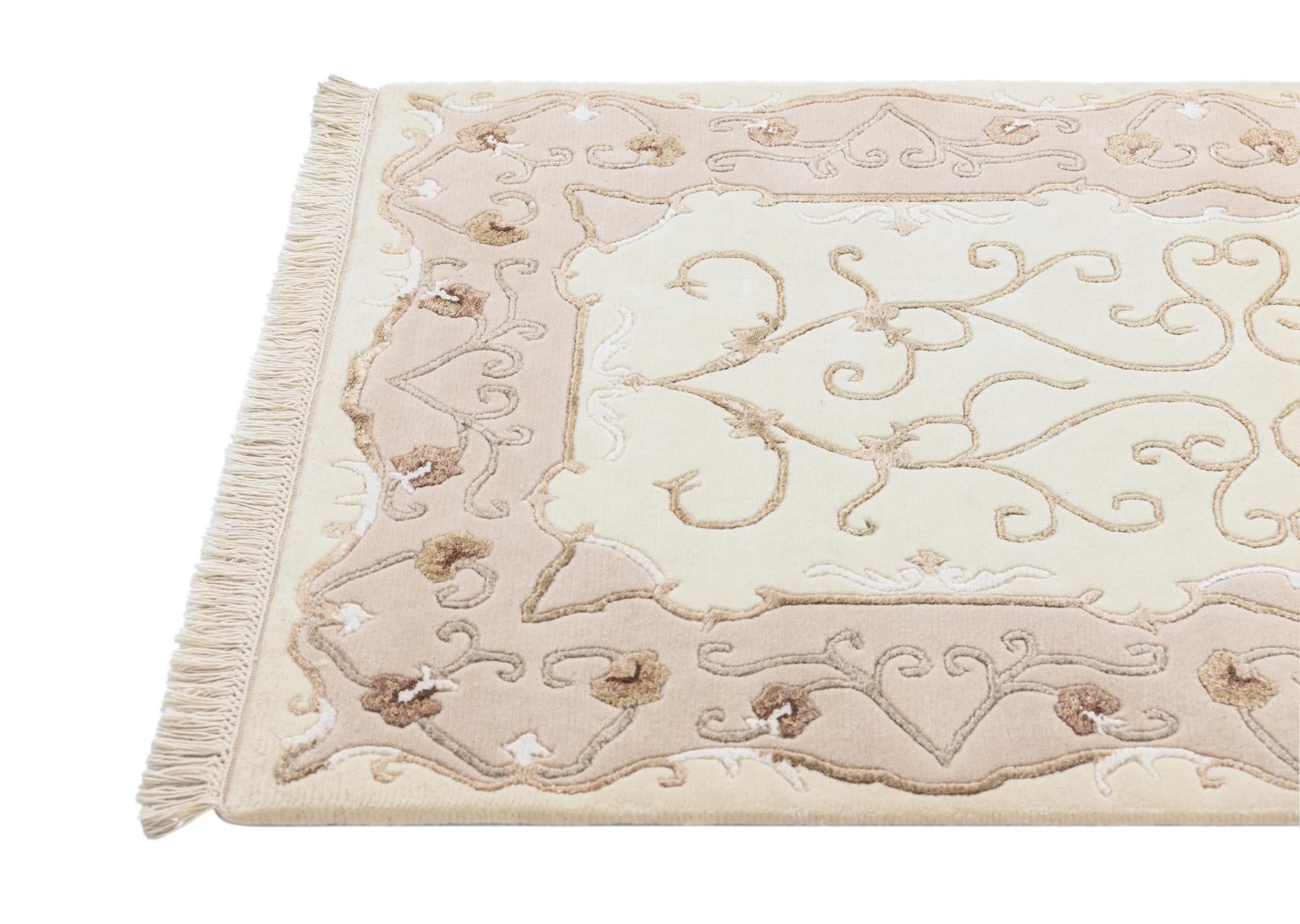 3' 1 x 4' 11 Hand Knotted Darya Wool Rug