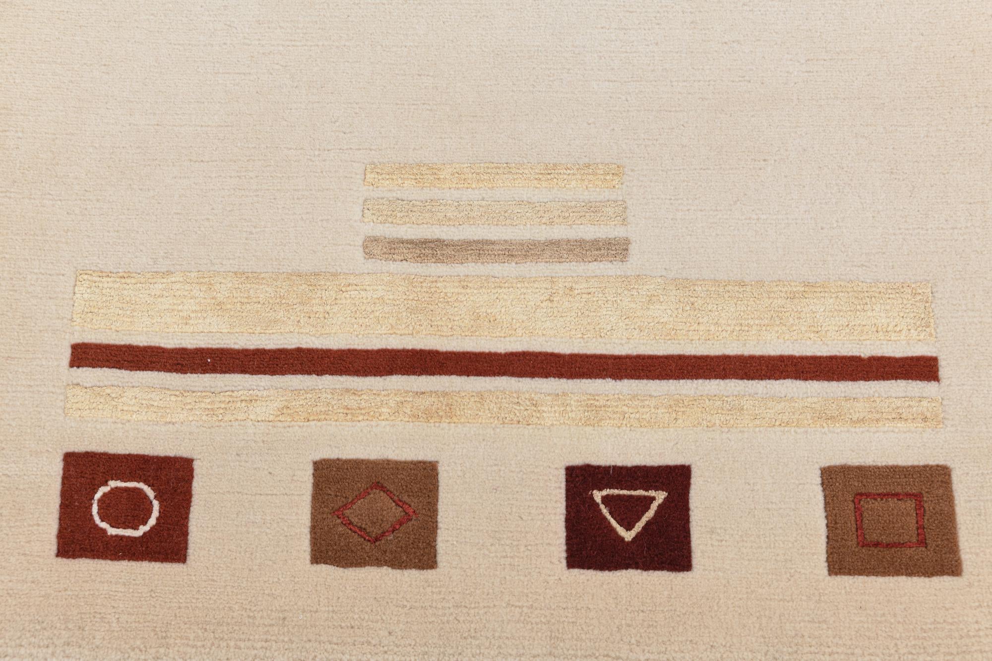 2' 11 x 4' 11 Hand Knotted Darya Wool Rug