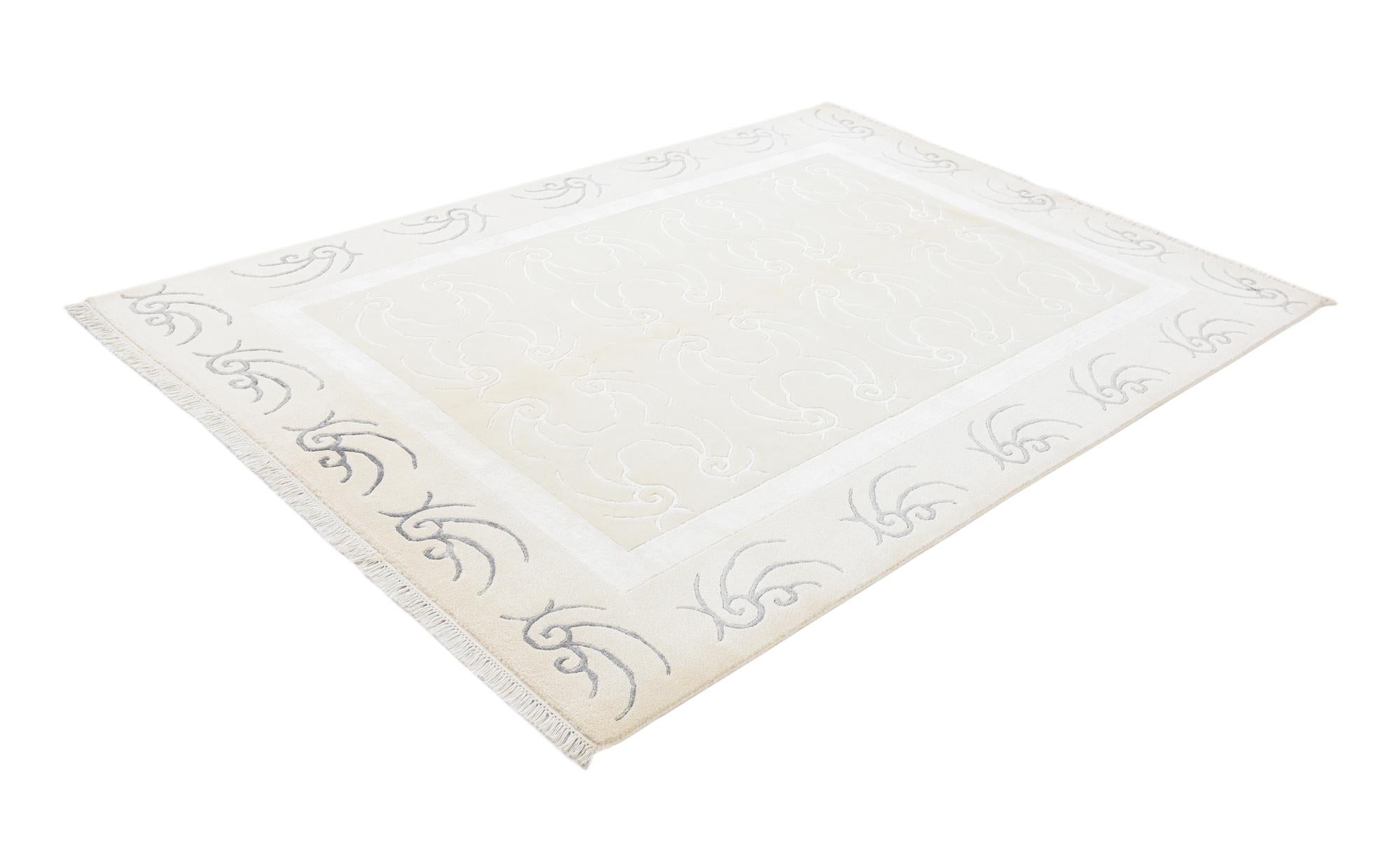 5' 7 x 7' 10 Hand Knotted Darya Wool Rug