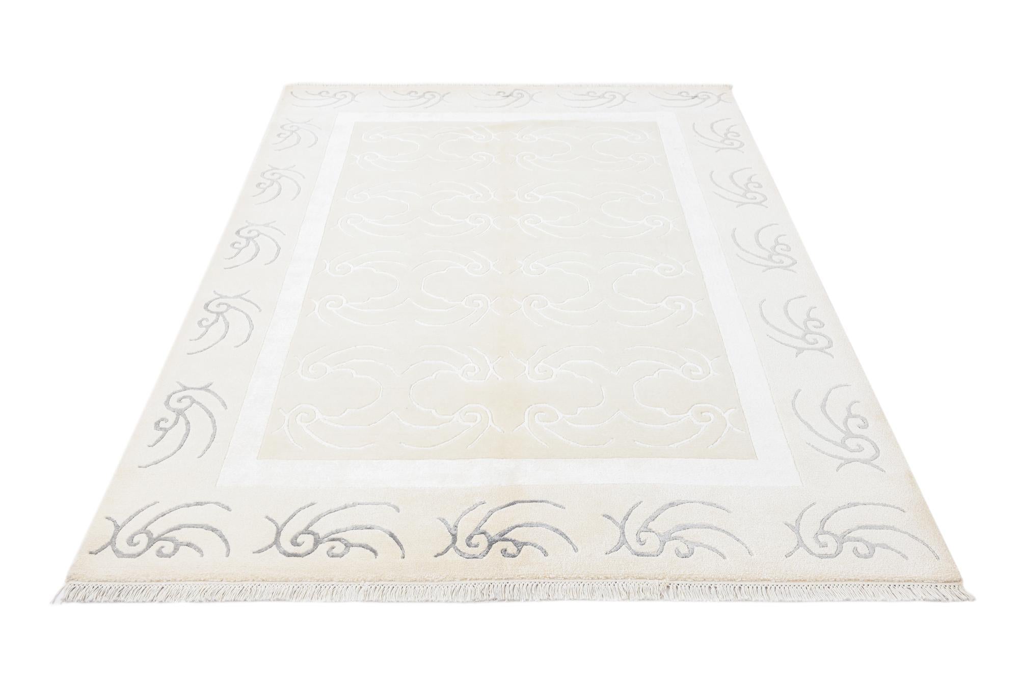 5' 7 x 7' 10 Hand Knotted Darya Wool Rug