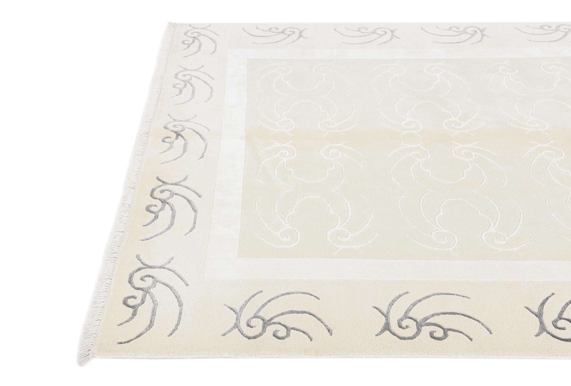5' 7 x 7' 10 Hand Knotted Darya Wool Rug