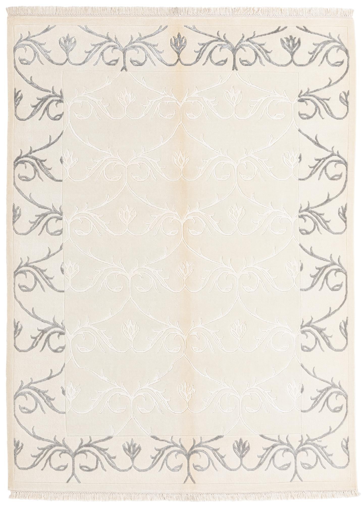 5' 7 x 7' 9 Hand Knotted Darya Wool Rug