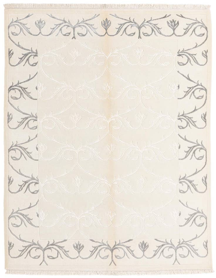 Detail image of 5' 7 x 7' 9 Hand Knotted Darya Wool Rug