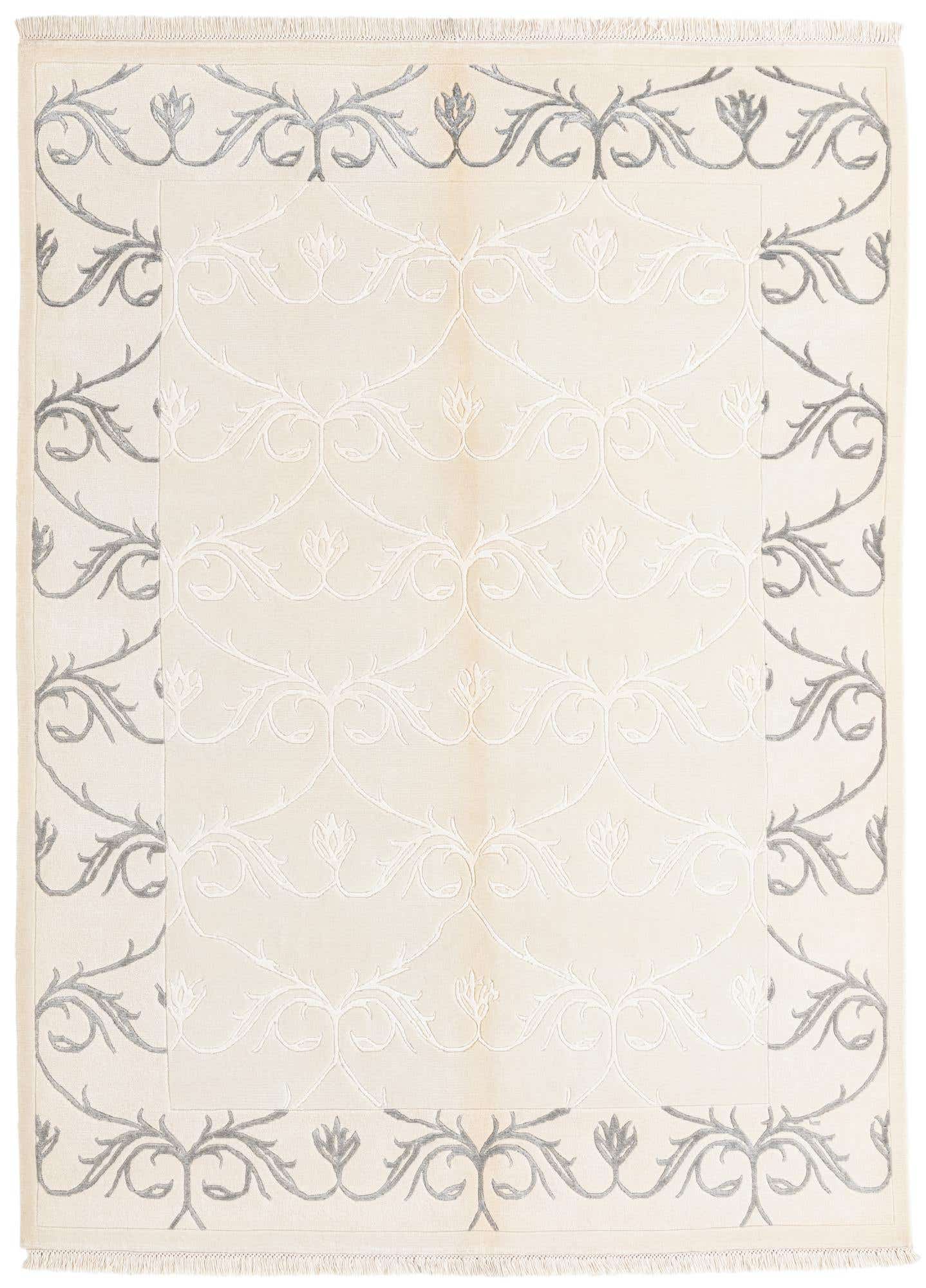 5' 7 x 7' 9 Hand Knotted Darya Wool Rug