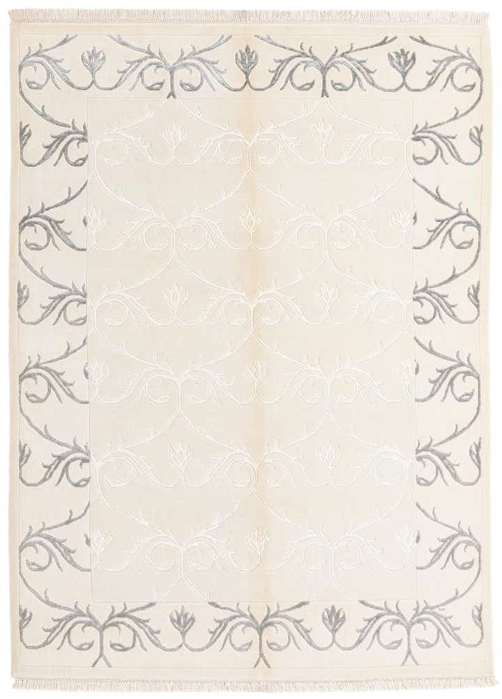 5' 7 x 7' 9 Hand Knotted Darya Wool Rug