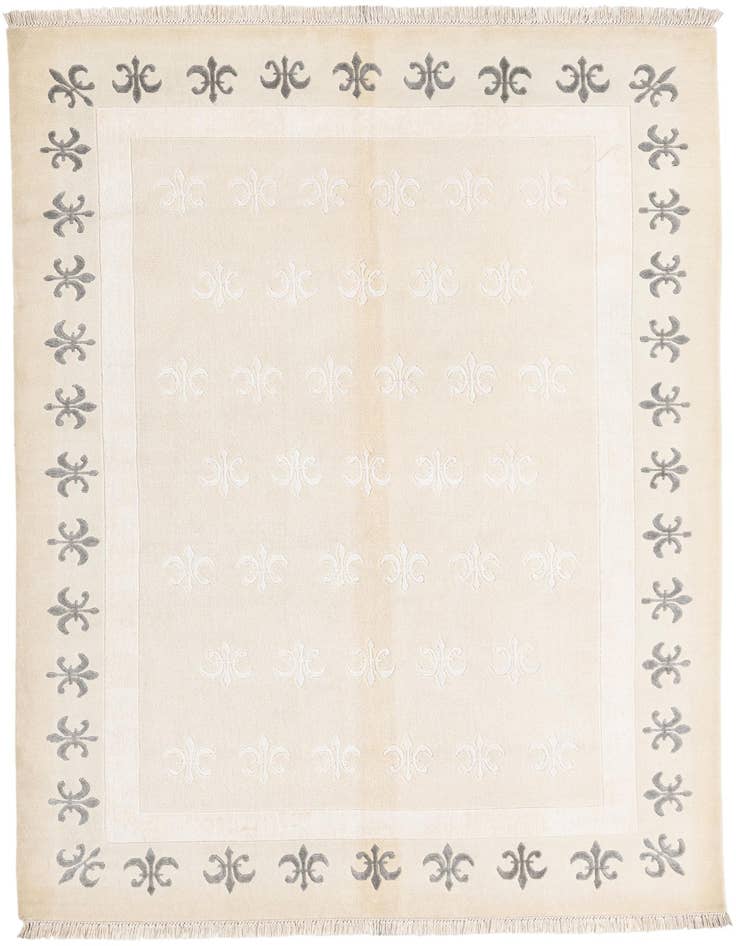 Detail image of 5' 8 x 8' Hand Knotted Darya Wool Rug