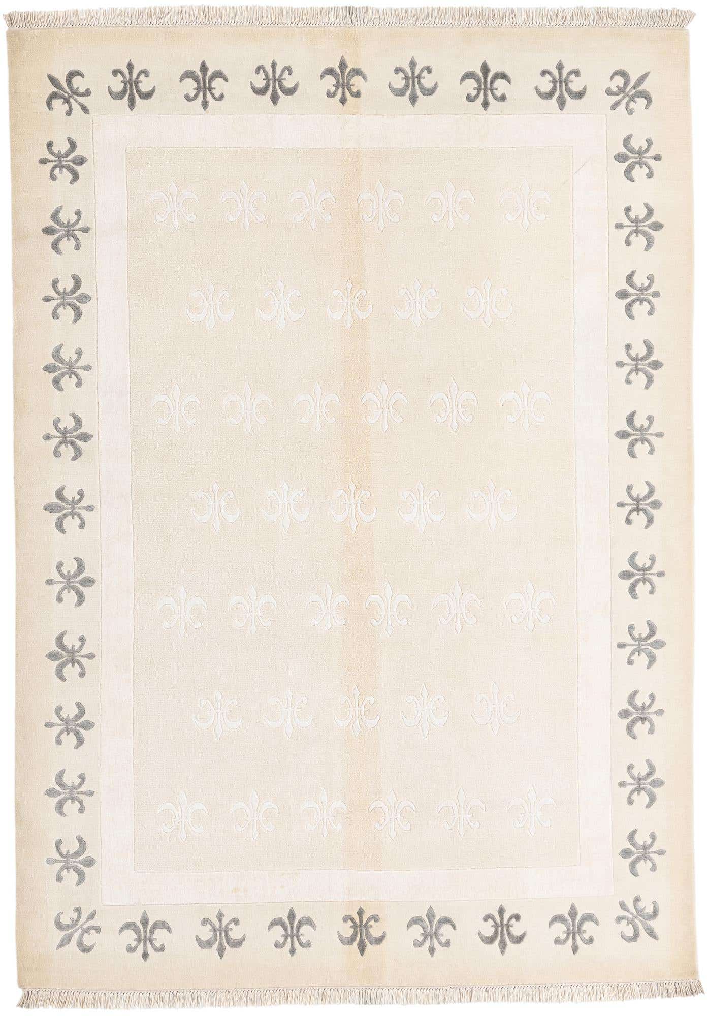 5' 8 x 8' Hand Knotted Darya Wool Rug